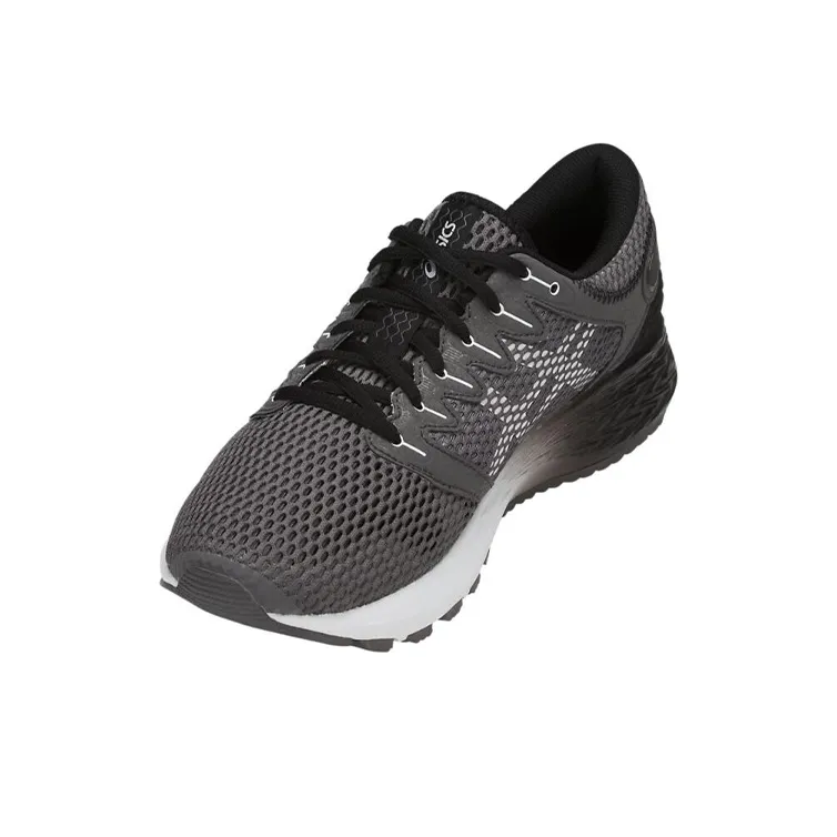 Asics Roadhawk FF 2 Durable Breathable Low-Top Running Shoes Men's Gray White-3