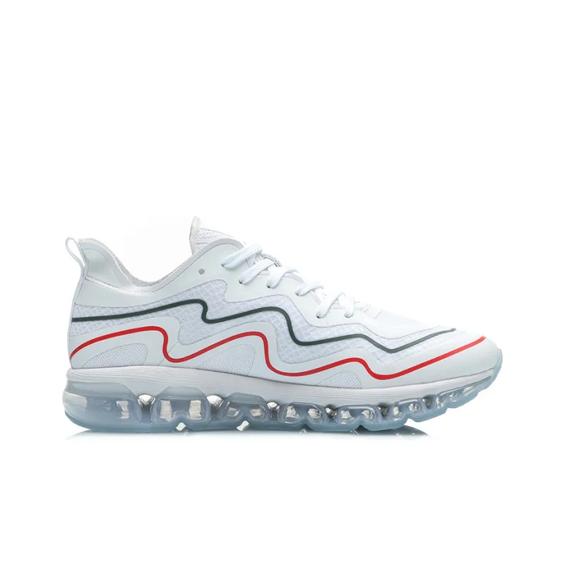 LINING Arc Running Shoes Women's Low-Top White/Red-1