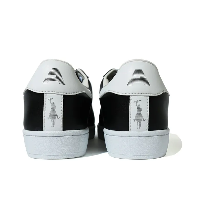 A BATHING APE SKULL Stylish Skateboarding Shoes Men's Black-4