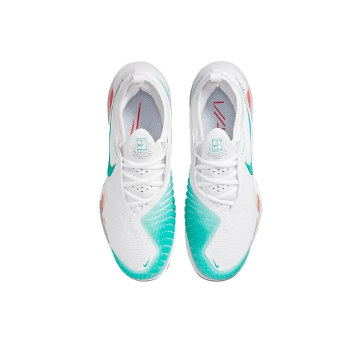 Nike React Vapor Nxt Hc White Habanero Red Pomegranate Washed Teal Women's-3