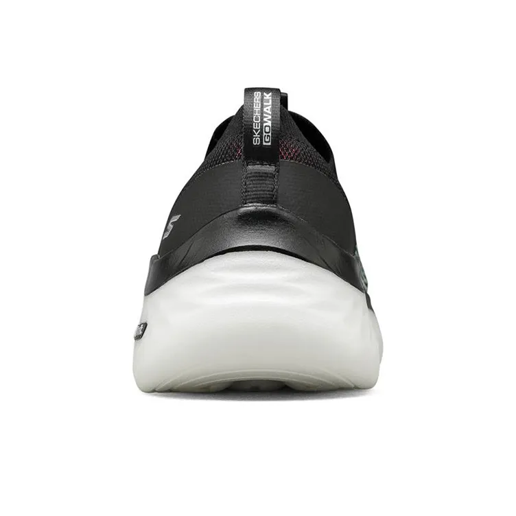 Skechers GO WALK Series Slip On Shoes Women's Low Top Black/Colorful Color-3