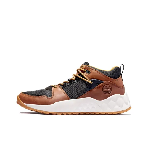 Timberland Solar Wave Running Shoes Men Mid-Top Black/Brown