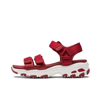 Skechers DLites Retro Panda Red Sandals Women's