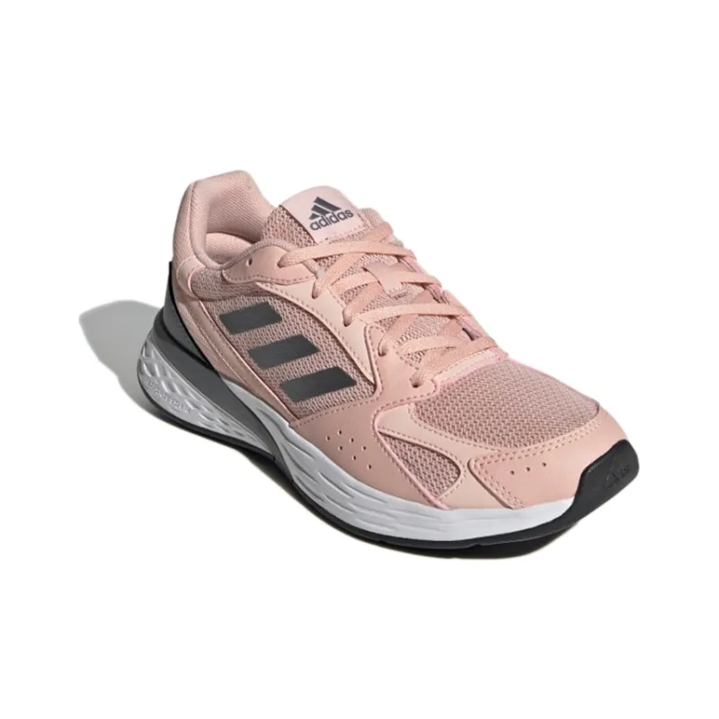 Adidas Response Run Breathable Lightweight And Wear-Resistant Low-Top Running Shoes Women's Pink Gray-2