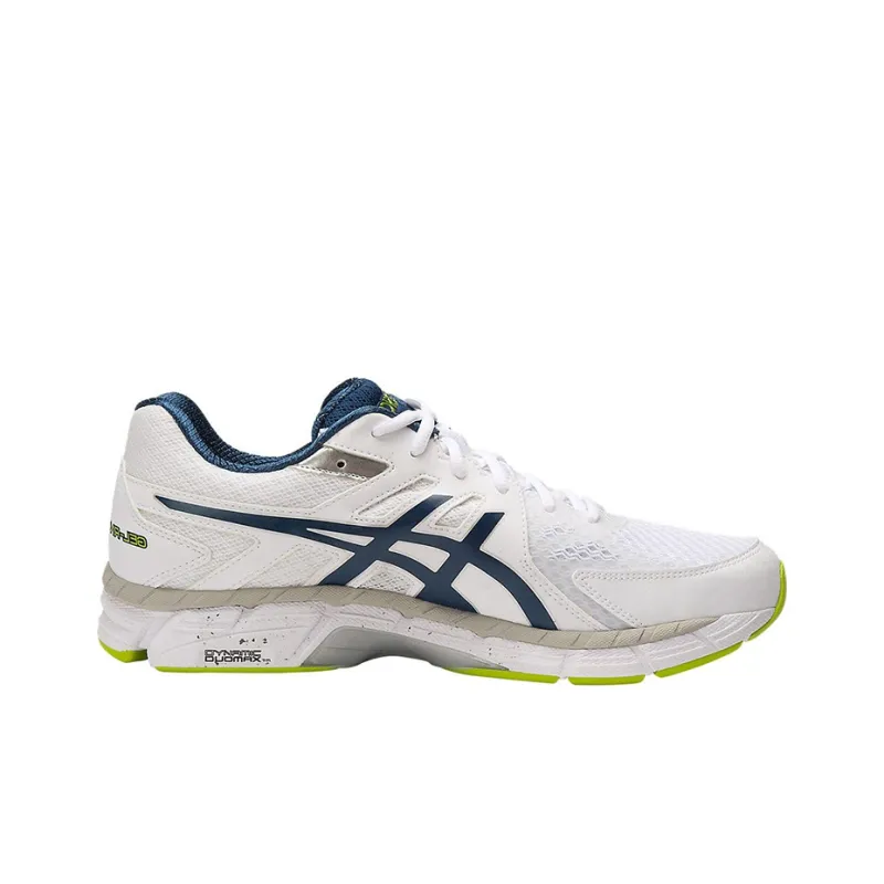 Asics Gel-Rink Scorcher 4 Anti-Slip Wear-Resistant Low-Top Running Shoes Men's White Blue 4E-Width-1