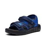 ANTA Beach Sandals Men Coastal Blue/Royal Blue/Black