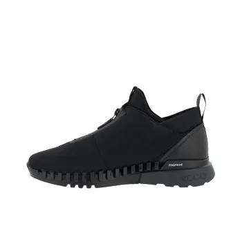 Ecco Zipflex Casual Shoes Men Low Top Black