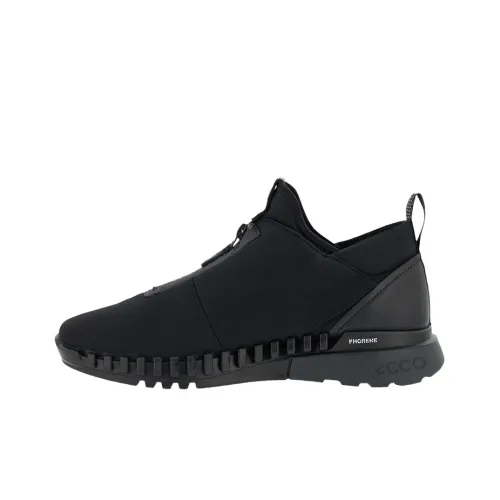 Ecco Zipflex Casual Shoes Men Low-Top Black