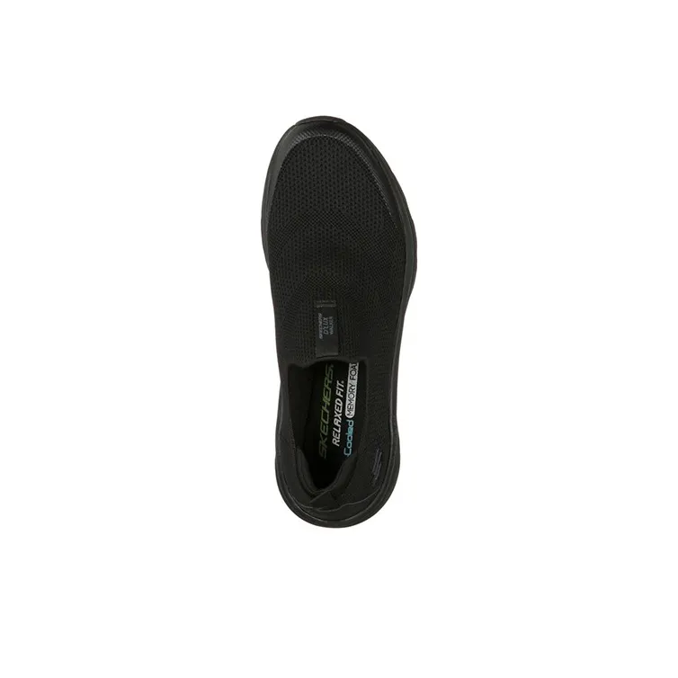 Skechers D'lux Walker Running Shoes Men Low-Top Pure Black-3