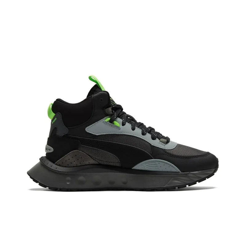 Puma Wild Rider Mid Black Dark Shadow-1