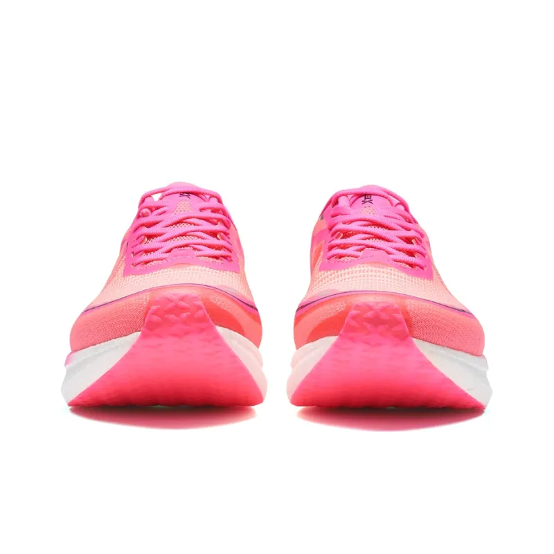 XTEP 260 1.0 Cushioned Anti Slip Wear Resistant Breathable Lightweight Low Top Sprint Running Shoes Men's Rose Red-3