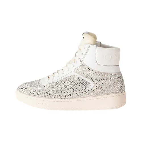 PINKO Skateboard Shoes Women's High-Top White