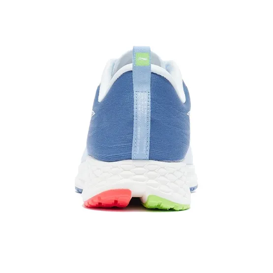 LiNing Red Hare 4 Cushioning Anti-Slip Wear-Resistant Breathability Low-Top Running Shoes White Blue-3