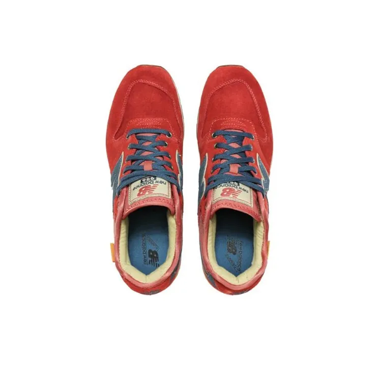 New Balance 996 Series Retro Mid Tops Casual Red-2