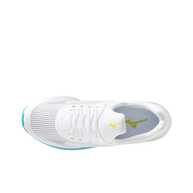 Mizuno Women's Duel Sonic 'White Blue' Women's-2