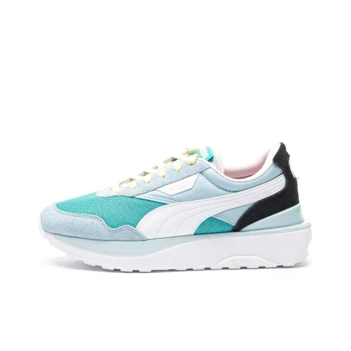 PUMA Cruise Rider Running Shoes Women's Low-Top White/Green/Black