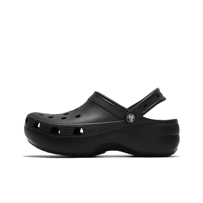 Crocs Classic Platform Clog Black Women's-0