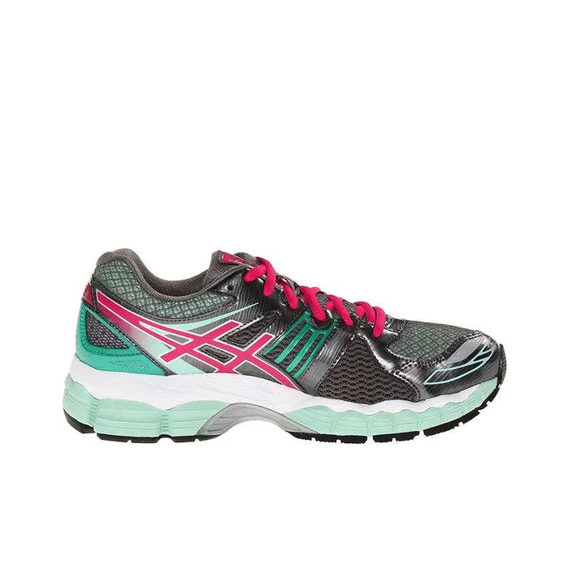 Asics GEL-Nimbus 15 Running Shoes Women's Low-Top Gray/Green/Red-1