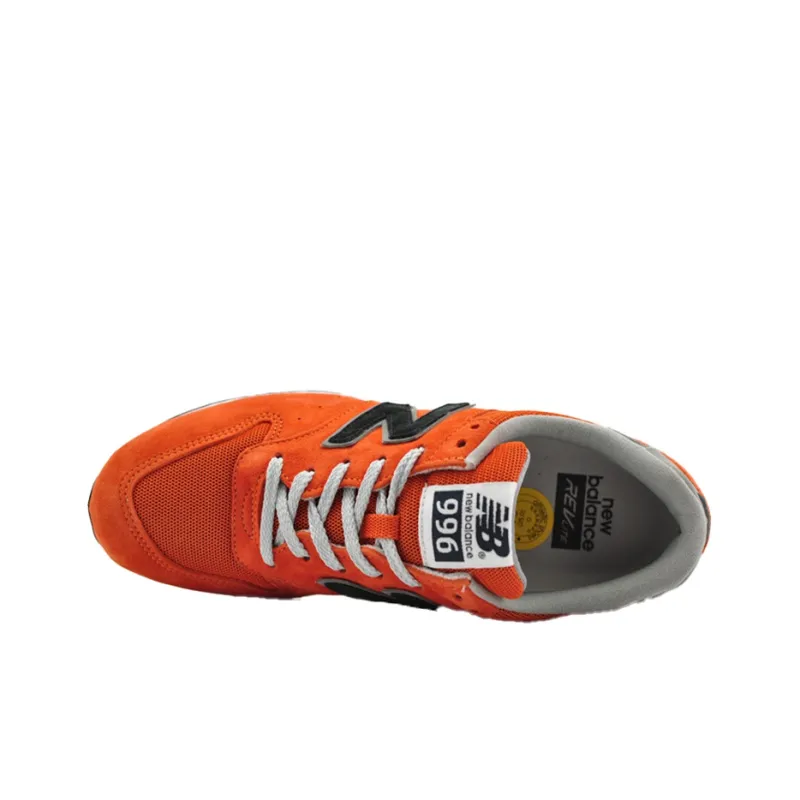 New Balance NB 996 Running Shoes Men Low Top Orange/Gray/White/Black-3