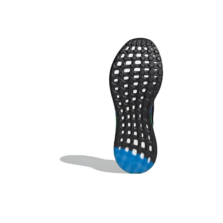 Adidas Pureboost 21 Black Blue Green Yellow Red-5