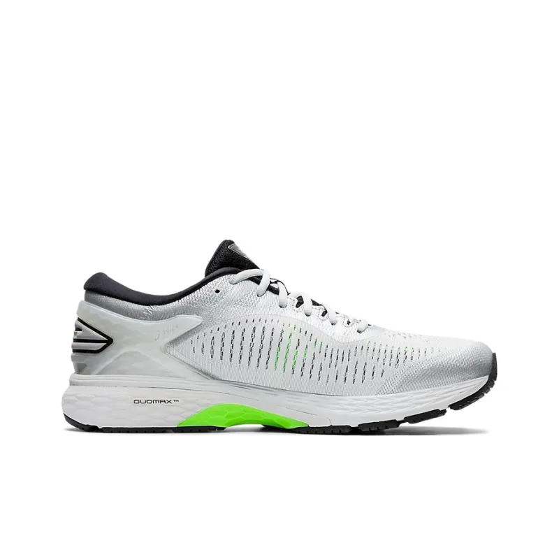 Asics Gel-Kayano 25 Wear-Resistant Low-Top Running Shoes Men's Gray Green 4E-Width-1
