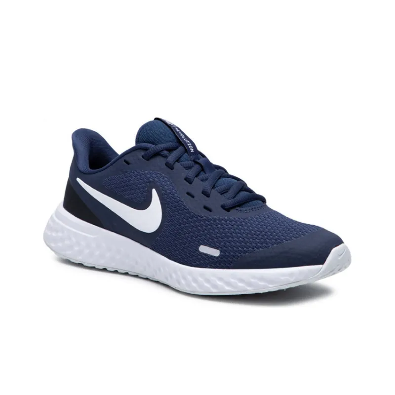 Nike Revolution 5 Low Top Blue/White Gs-2