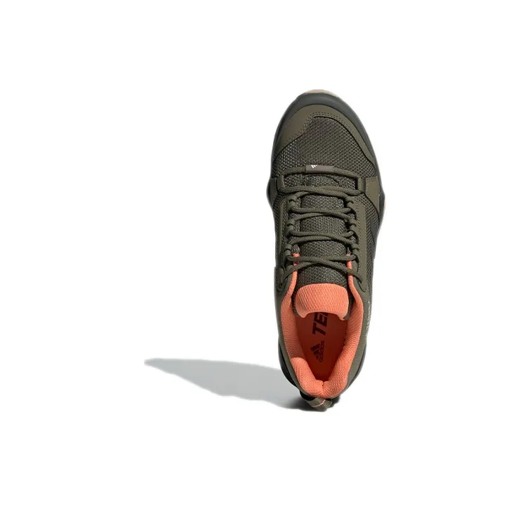 Adidas Terrex AX3 GTX Wear-Resistant Low-Top Trekking Shoes Women's Army Green-4