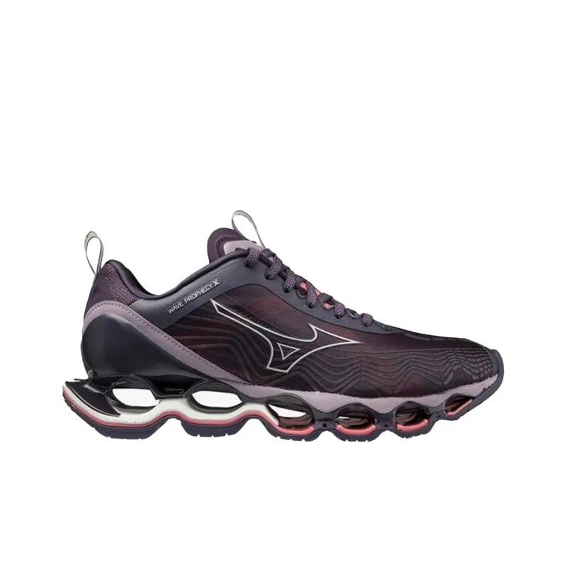 Mizuno Pro Wave Prophecy 10 Slip-Resistant Low-Top Running Shoes Women's Fuchsia-1