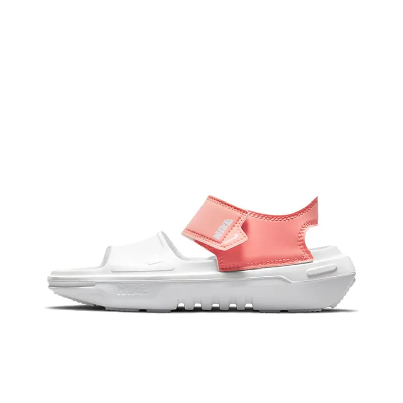 Nike Playscape GS Strap Sandals Medium Heel Women's Pink White-0