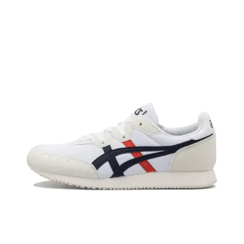 Asics Tarther Wear-Resistant Low-Top Running Shoes Unisex Beige White Blue