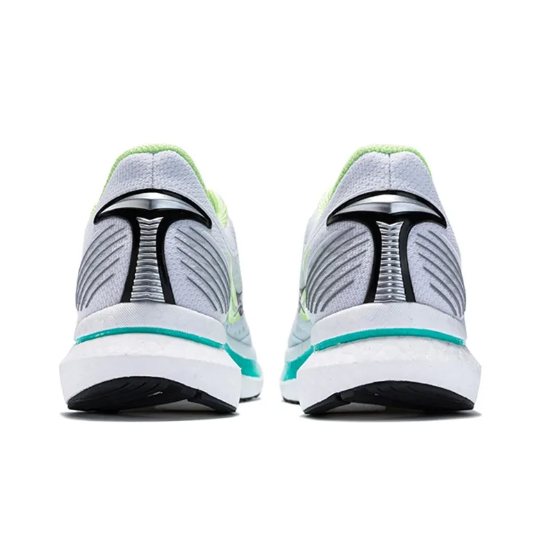 Saucony Cushioning Anti-Slip Wear-Resistant Breathability Low-Top Casual Running Shoes Men's White Green Standard M-3