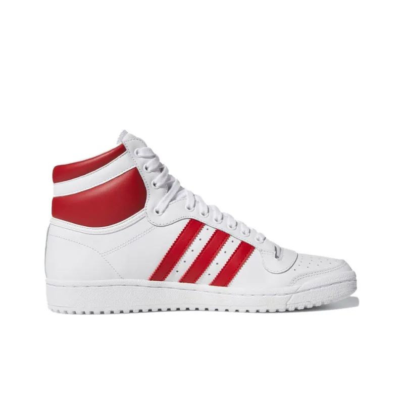 Adidas Top Ten Hi White Scarlet-1