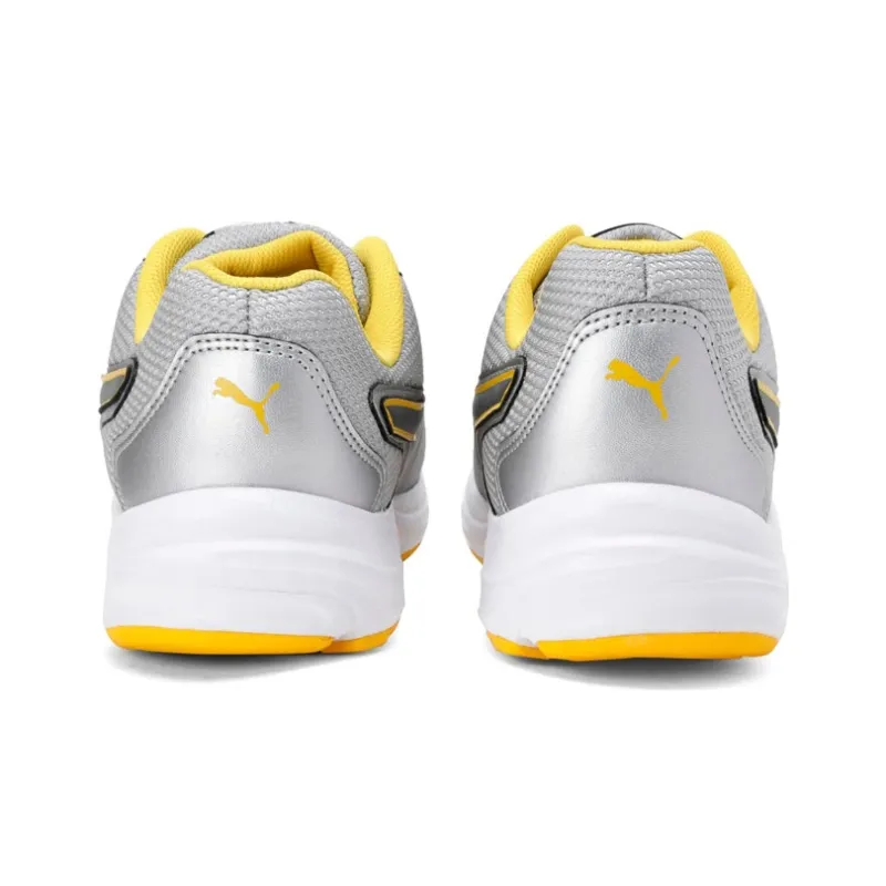 PUMA Aiko Hercules IDP Anti-Slip Wear-Resistant Low-Top Running Shoes Men's Gray Yellow-3