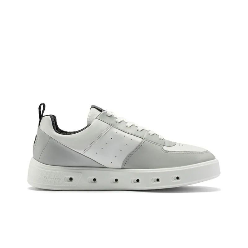 Ecco Street 720 Series Low Top Skateboard Shoes Men's Concrete Gray-1