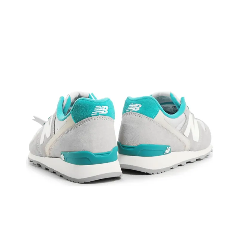 New Balance NB 996 Abrasion Resistant Low Top Running Shoes Women's Gray Blue White-2