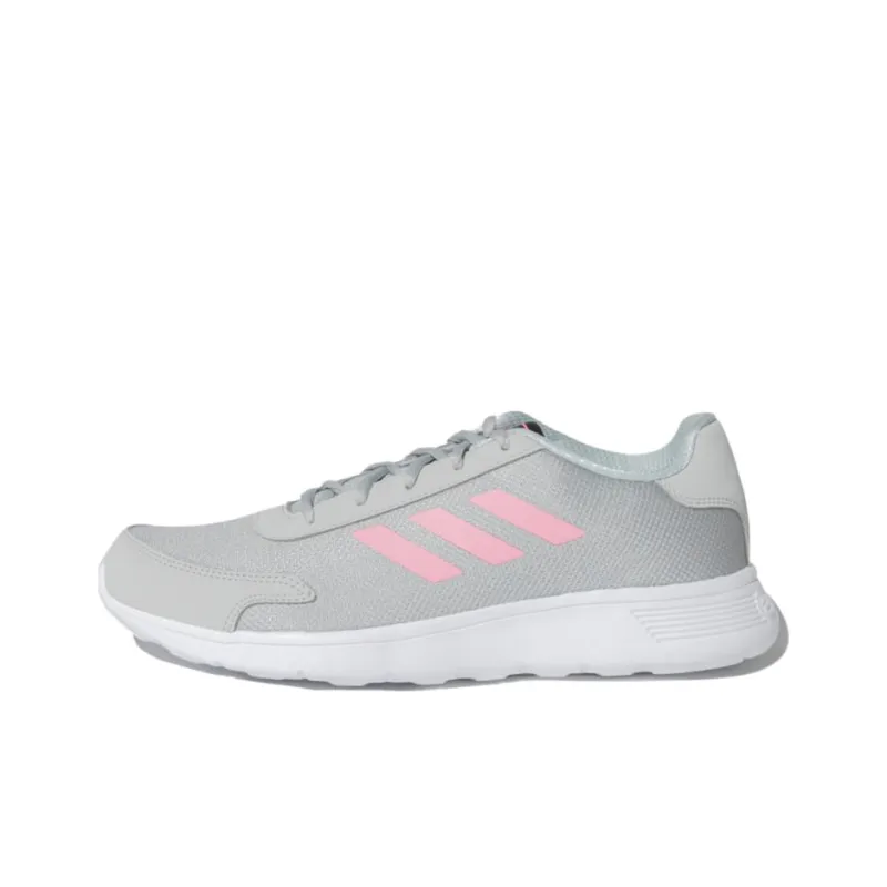 Adidas Neo Elate Wear-Resistant Low-Top Casual Shoes Women's Gray Pink-0