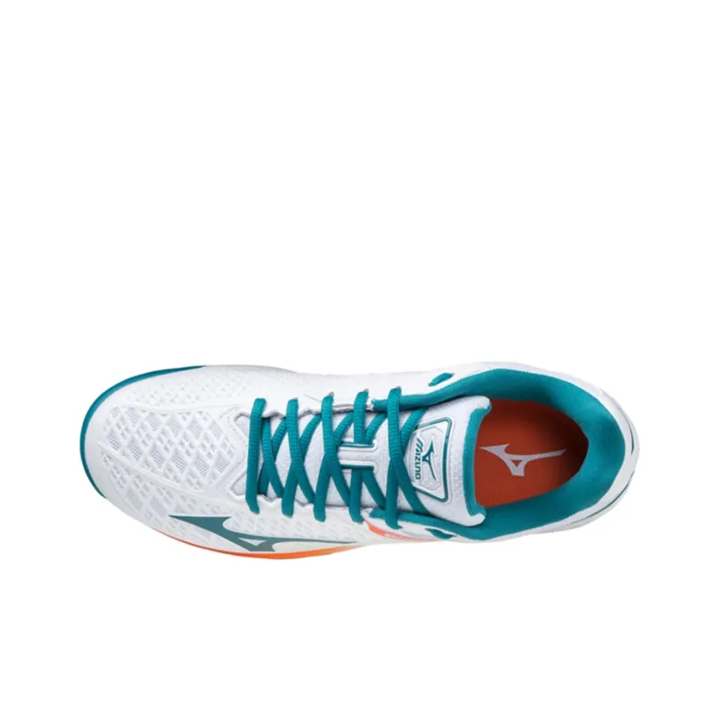 Mizuno Wave Exceed Tour 4 Wave Exceed Tour 4 Ac Wear-Resistant Slip-Resistant Low-Top Running Shoes Unisex White Green-2