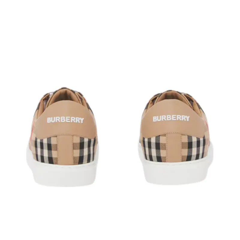 Burberry Vintage Check Lace-up Sneakers-4