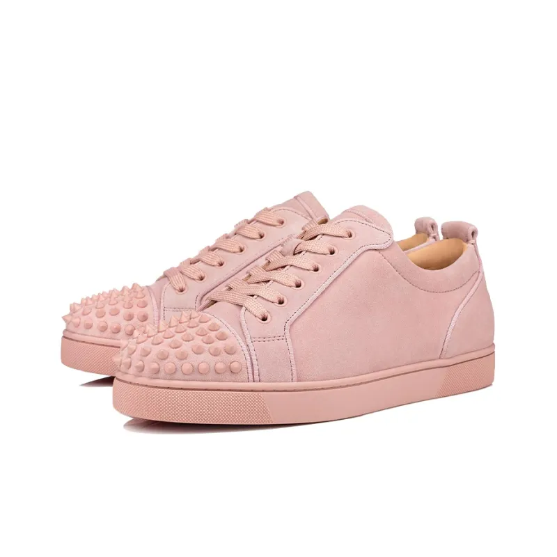 CL LUBOTING Louis Junior Spikes Orlato Stylish Skateboarding Shoes Men's Pink-1