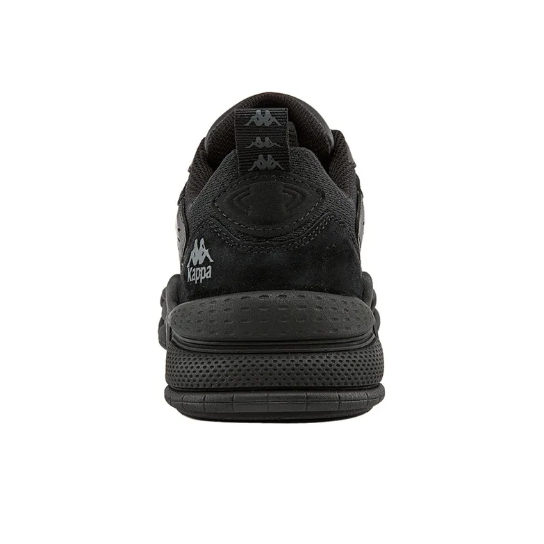 Kappa Wear Resistant Coverage Low Top Casual Shoes Unisex Black-5