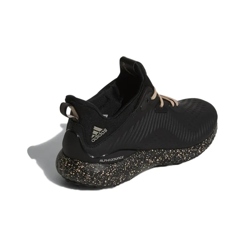 Adidas Alphabounce 1 Anti Slip Wear Resistant Low Top Running Shoes Women's Raven-3