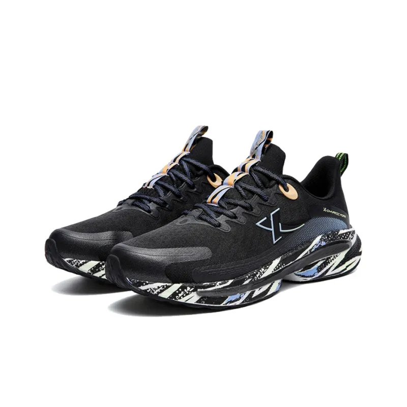 XTEP Running Shoes Women's Low Top Black/Technology Light Purple-1