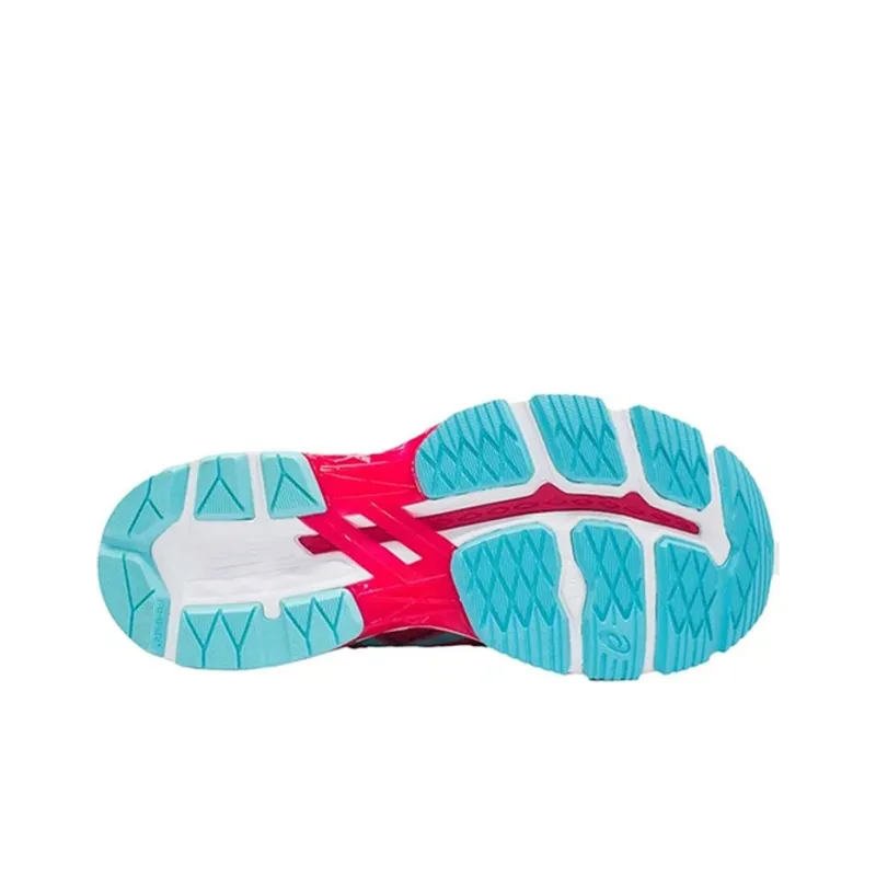 Asics GT-2000 4 Wear-Resistant Low-Top Running Shoes Women's Pink Blue-4