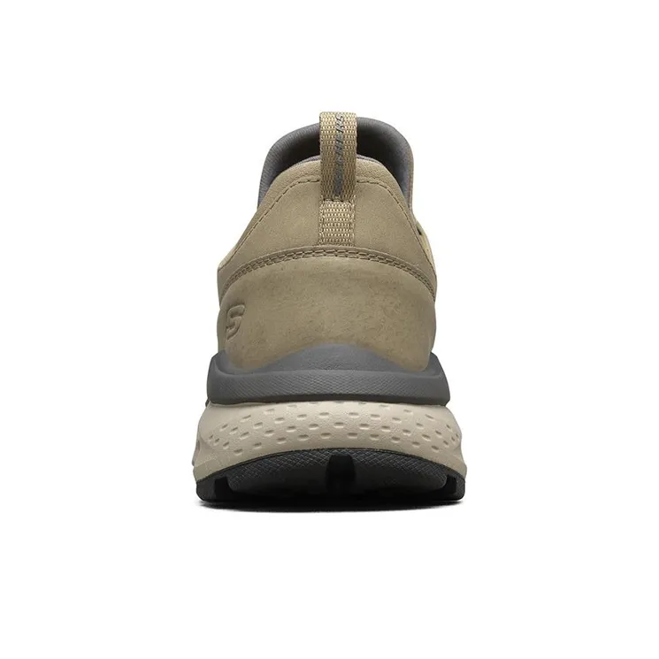 Skechers Delmont Cushioning Anti Slip And Wear Resistant Low Top Running Shoes Men's Sand-3