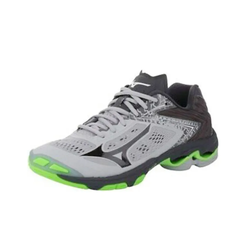 Mizuno Wave Lightning Z5 Running Shoes Unisex Low-Top Gray/Green-2