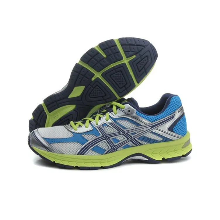 Asics Gel-Oberon 8 Breathable Low-Top Running Shoes Men's White Blue-4
