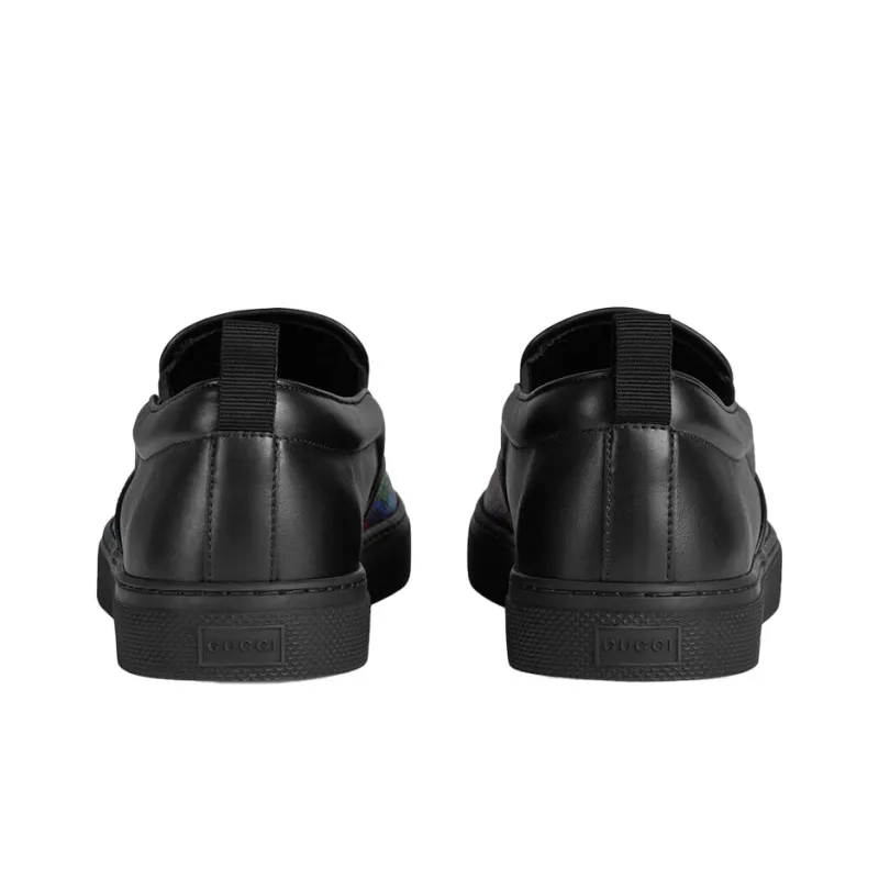 GUCCI Gg Supreme Slip On 'Psychedelic Black'-3
