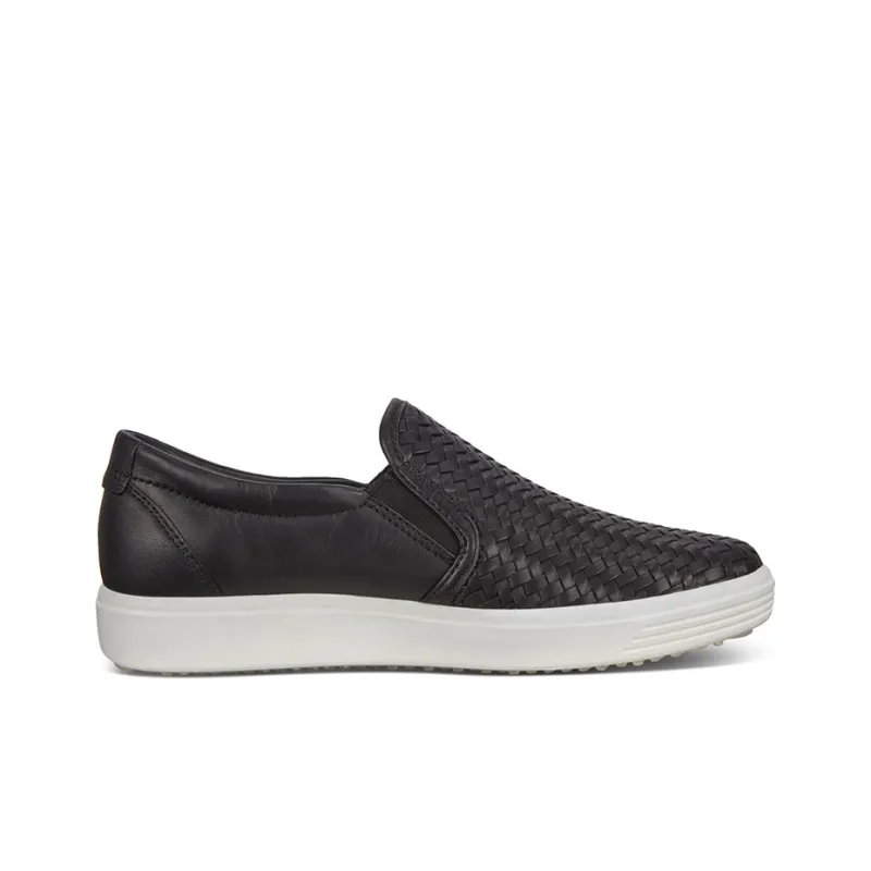 Ecco Soft 7 Skateboard Shoes Women's Low-Top Black-1