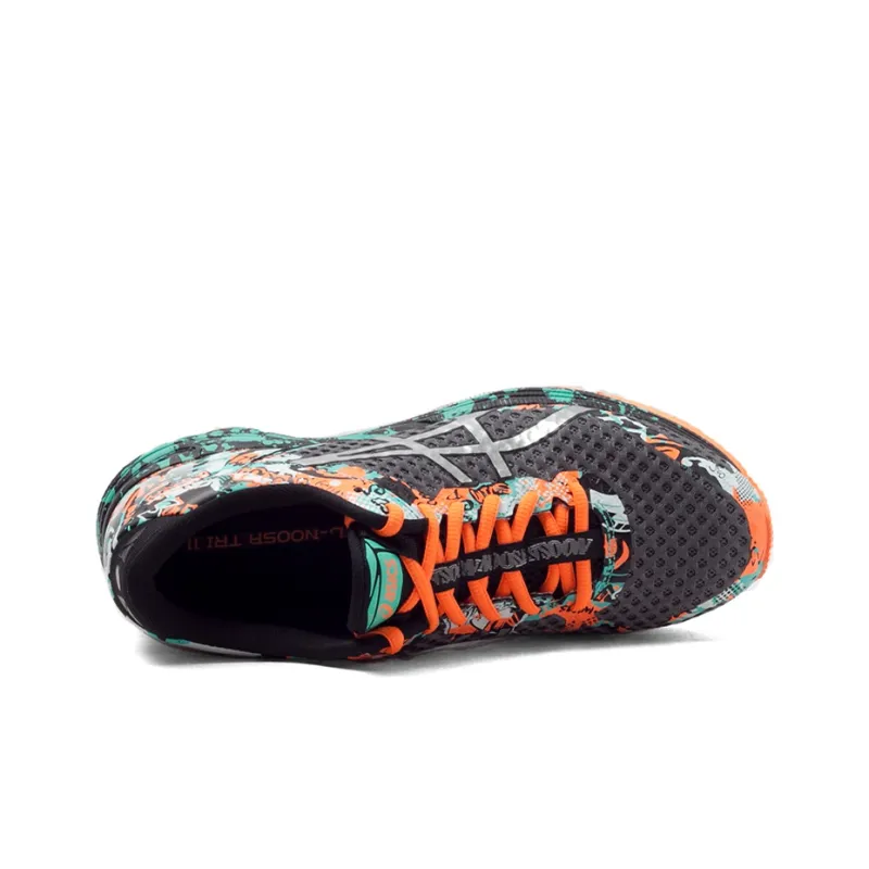 Asics Gel-Noosa Tri 11 Wear-Resistant Low-Top Running Shoes Men's Off-White Multicolored-2