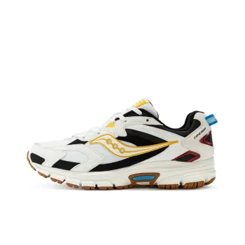 Saucony Cohesion 9 Low Top Running Shoes Men's White Black